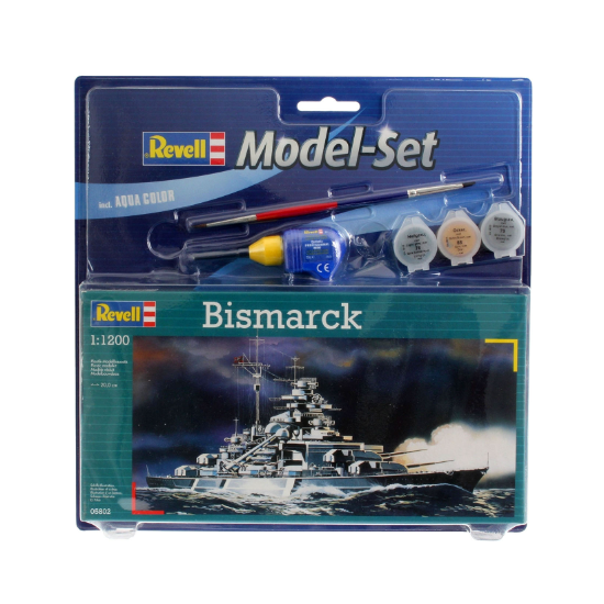 Revell 65802, Model Set Bismarck, 1/1200